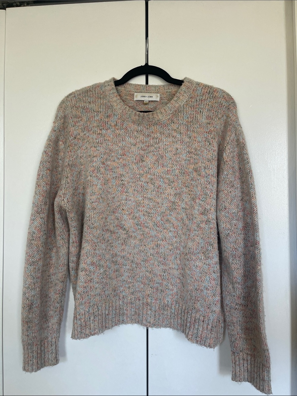 John + Jenn Multicolor Knit Crewneck Sweater